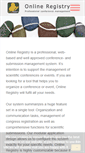 Mobile Screenshot of online-registry.net